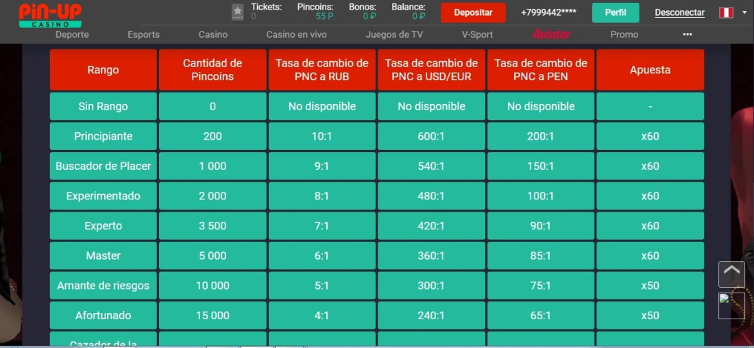 bonificación de monedas en el casino